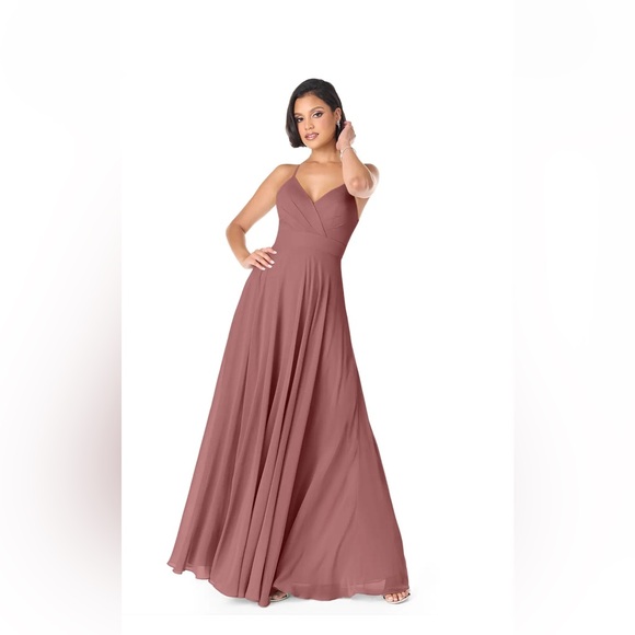 Azazie Dresses & Skirts - Azazie Mauve Maxi Dress